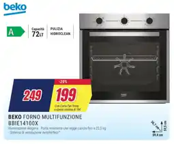Trony BEKO FORNO MULTIFUNZIONE BBIE14100X offerta