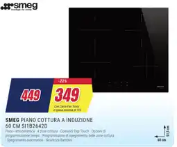 Trony SMEG PIANO COTTURA A INDUZIONE 60 CM SI1B2642D offerta