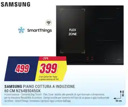 Trony SAMSUNG PIANO COTTURA A INDUZIONE 60 CM NZ64B5045GK offerta