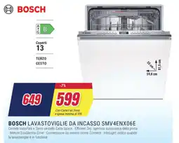 Trony BOSCH LAVASTOVIGLIE DA INCASSO SMV4ENX06E offerta