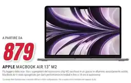Trony APPLE MACBOOK AIR 13" M2 offerta