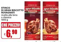 Il Gigante Stinco di di gran biscotto rovagnati ricetta alla birra o classica offerta