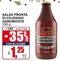 Il Gigante Salsa pronta di ciliegino AGROMONTE offerta