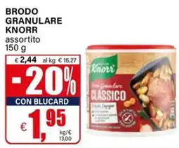 Il Gigante Brodo granulare KNORR offerta