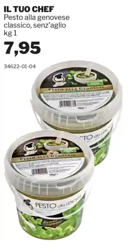 GrosMarket IL TUO CHEF Pesto alla genovese classico, senz'aglio offerta