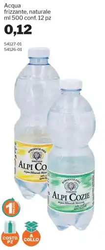 GrosMarket Acqua frizzante, naturale offerta