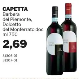 GrosMarket CAPETTA Barbera del Monferrato doc offerta