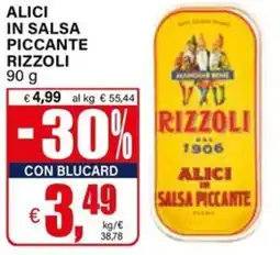 Il Gigante Alici in salsa piccante RIZZOLI offerta