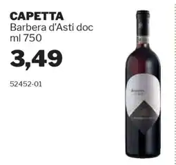 GrosMarket CAPETTA Barbera d'Asti doc offerta