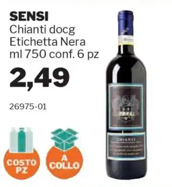 GrosMarket SENSI Chianti docg Etichetta Nera offerta