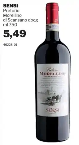 GrosMarket SENSI Pretorio Morellino di Scansano docg offerta