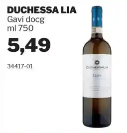 GrosMarket DUCHESSA LIA Gavi docg offerta