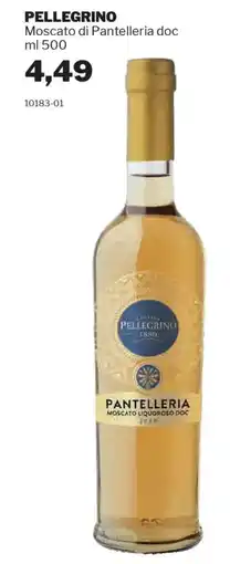 GrosMarket PELLEGRINO Moscato di Pantelleria doc offerta
