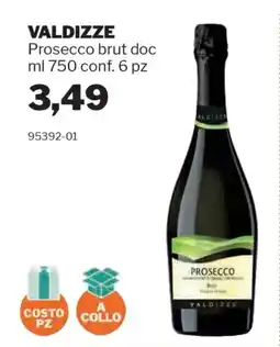 GrosMarket VALDIZZE Prosecco brut doc offerta