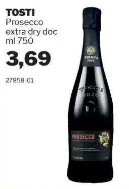 GrosMarket TOSTI Prosecco extra dry doc offerta