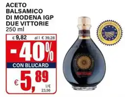Il Gigante Aceto balsamico di modena igp due vittorie offerta