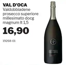 GrosMarket VAL D'OCA Valdobbiadene prosecco superiore millesimato docg magnum offerta