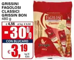 Il Gigante Grissini fagolosi classici grissin bon offerta