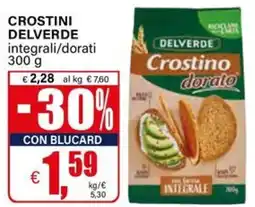 Il Gigante Crostini delverde integrali/dorati offerta