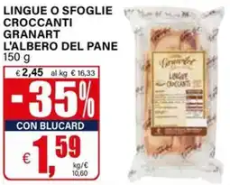 Il Gigante Lingue o sfoglie croccanti granart offerta