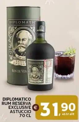 Extra Supermercati Diplomatico rum reserva exclusive astuccio offerta