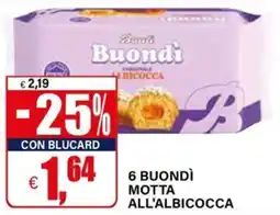 Il Gigante 6 buondì motta all'albicocca offerta