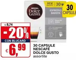 Il Gigante 30 capsule nescafé dolce gusto offerta