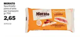 GrosMarket MORATO Spuntinelle pane al latte per tramezzini offerta