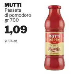 GrosMarket MUTTI Passata di pomodoro offerta