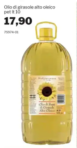 GrosMarket Olio di girasole alto oleico pet offerta