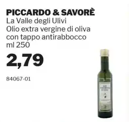 GrosMarket PICCARDO & SAVORÈ La Valle degli Ulivi Olio extra vergine di oliva con tappo antirabbocco offerta