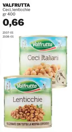 GrosMarket VALFRUTTA Ceci, lenticchie offerta