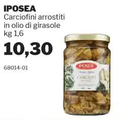 GrosMarket IPOSEA Carciofini arrostiti in olio di girasole offerta