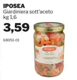 GrosMarket IPOSEA Giardiniera sott'aceto offerta