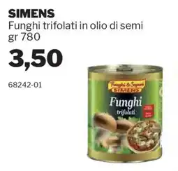 GrosMarket SIMENS Funghi trifolati in olio di semi offerta