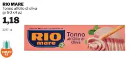GrosMarket RIO MARE Tonno all'olio di oliva offerta