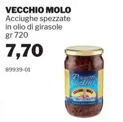 GrosMarket VECCHIO MOLO Acciughe spezzate in olio di girasole offerta