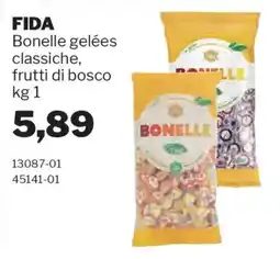 GrosMarket FIDA Bonelle gelées classiche, frutti di bosco offerta