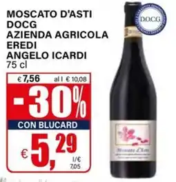 Il Gigante Moscato d'asti docg azienda agricola eredi angelo icardi offerta