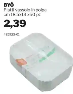 GrosMarket BYÒ Piatti vassoio in polpa offerta