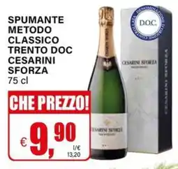 Il Gigante Spumante metodo classico trento doc cesarini sforza offerta