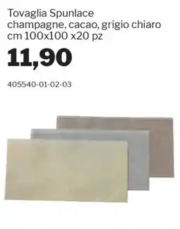 GrosMarket Tovaglia Spunlace champagne, cacao, grigio chiaro offerta