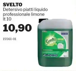 GrosMarket SVELTO Detersivo piatti liquido professionale limone offerta