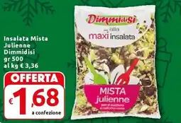 Carrefour Express Insalata Mista Julienne Dimmidisi offerta