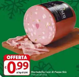 Carrefour Express Mortadella Cuor di Paese Ibis offerta