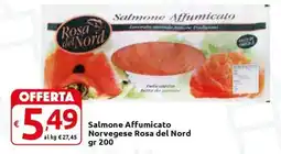 Carrefour Express Salmone Affumicato Norvegese Rosa del Nord offerta