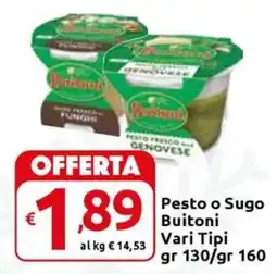 Carrefour Express Pesto o Sugo Buitoni offerta