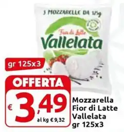 Carrefour Express Mozzarella Fior di Latte Vallelata offerta