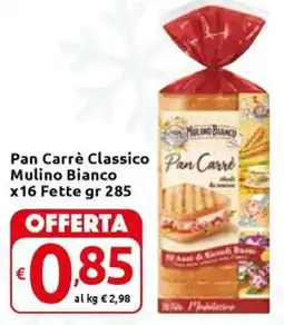 Carrefour Express Pan Carre Classico Mulino Bianco offerta