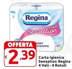 Carrefour Express Carta Igienica Sensation Regina offerta